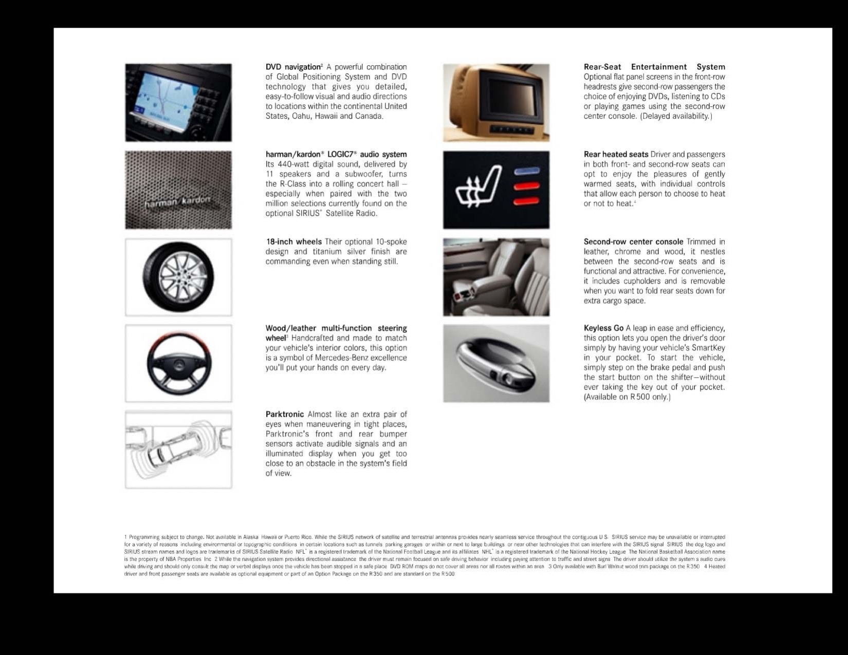 2006 Mercedes-Benz R-Class Brochure Page 19